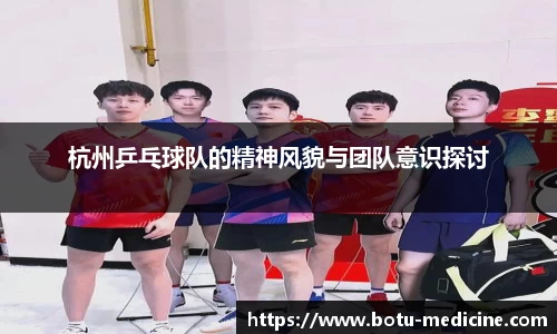 杭州乒乓球队的精神风貌与团队意识探讨